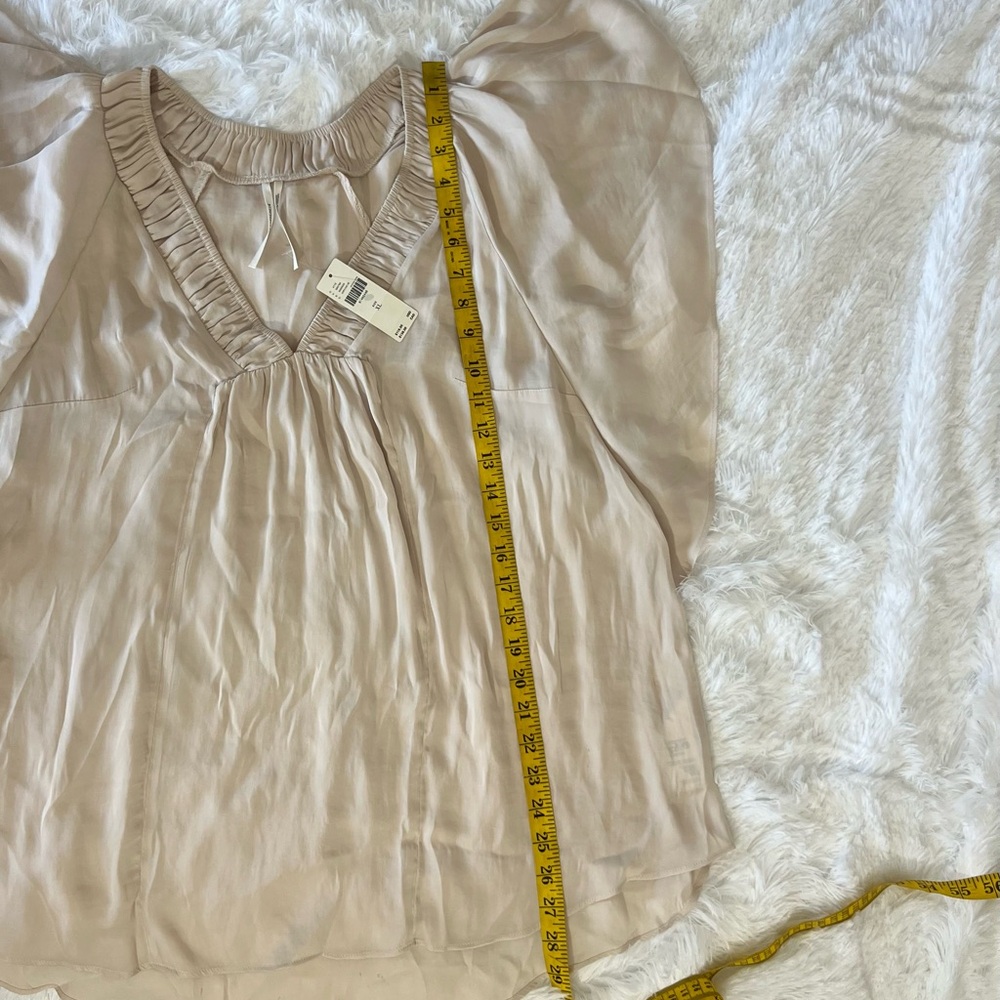 Anthro Flutter Sleeve Top - Picture 8 of 11